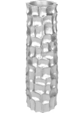 Ваза Mosaic column silver