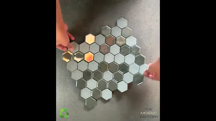 Mosaic Tiles Sheet – Valencia Hexagon Khaki (VAL182)