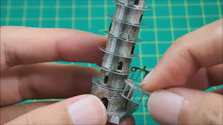 3D Metal Model TOWER OF PISA Nano Puzzle
