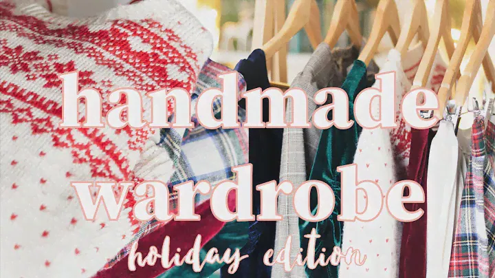 My Festive Handmade Wardrobe! All the Most Christmasy DIYS I've Made: A Very Crafty Vlogmas