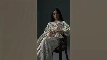 Ivory And Gold Embellished Italian Cloque Maxi Set | Embellished Maxi Collection | MUSE 2024