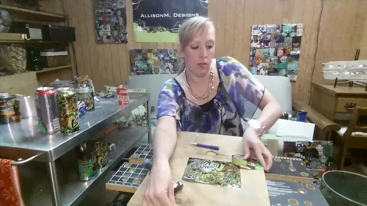 Allison M. Designs Beer Can Wall Mosaic