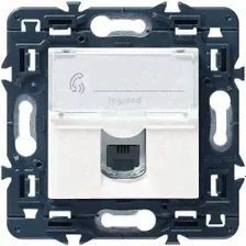 Розетка телефонная Mosaic RJ11 (белый)