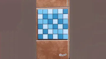 Square mixed light blue anti slip glossy ceramic mosaic tiles