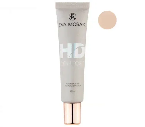 Eva Mosaic Тональный крем матирующий HD Comfort 01 фарфор-0